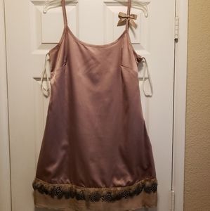 Light Brown Mini Dress